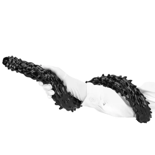 Big Silur – prémium fekete dildo (80 x 6.5 cm)