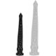 Piov Dildo S – prémium fekete 43x6 cm-es intim játék