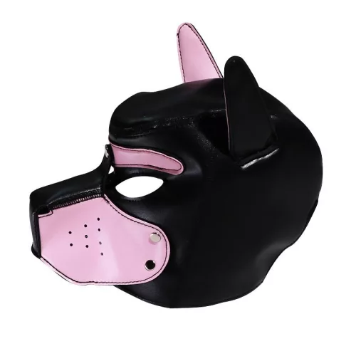 Puppy Smart Hood – stílusos, fekete-rózsaszín fejfedő