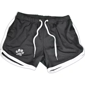 Paw Shorts – stílusos fekete-fehér rövidnadrág