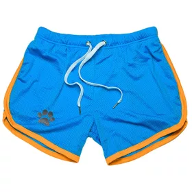 Paw Shorts – stílusos rövidnadrág kék-sárga színben