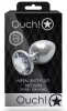Bijou anal – ezüst átlátszó kerek gyöngy 7x3.3 cm