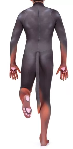 Fekete és Tűz Doberman Cosplay Jelmez
