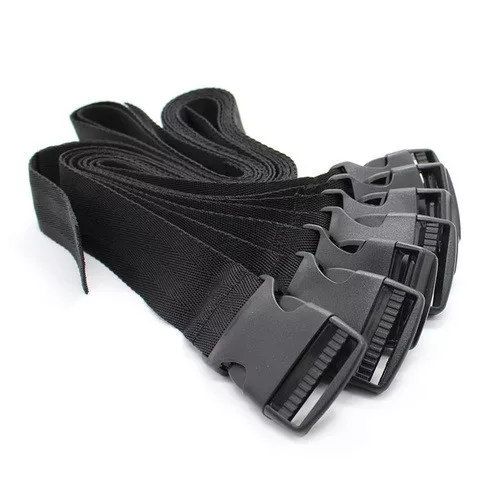 Fekete pántos camisole klipsz – 7 darabos csomag