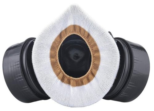 Double Duo - fekete intim maszk a szenvedélyért