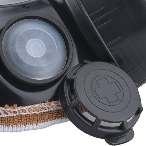 Double Duo - fekete intim maszk a szenvedélyért