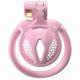 Chastity Cage Belia – rózsaszín, prémium záró felszerelés