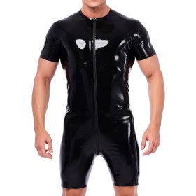 Xrub – praktikus fekete latex combnadrág zipzárral