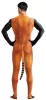 Raccoon Red Panda – stílusos fekete-narancs cosplay overall