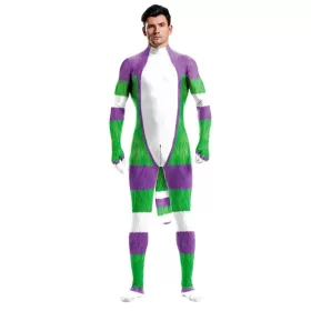 Cartoon Cosplay Overall – fehér-zöld-lila színekben
