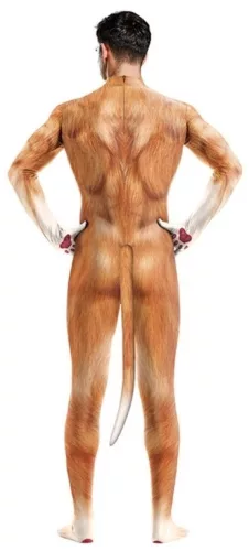 Shiba kutya fehér és tűz cosplay jelmez