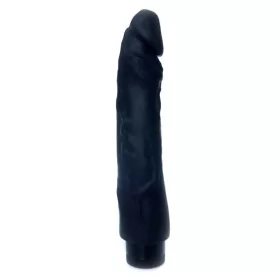   Vibrátor Ultra-realisztikus bőr hatású, szabályozható rezgés 22,5 cm fekete