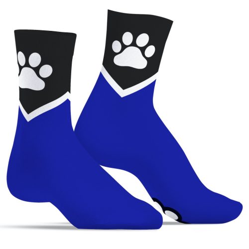 Paw Kinky – kék, érzéki kutyus zokni