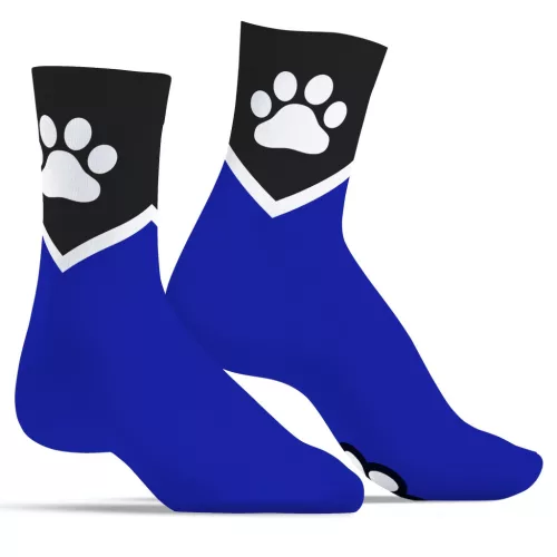 Paw Kinky – kék, érzéki kutyus zokni