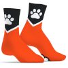 Paw Kinky Puppy – érzéki narancssárga zokni