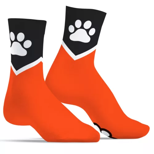 Paw Kinky Puppy – érzéki narancssárga zokni