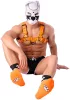 Paw Kinky Puppy – érzéki narancssárga zokni