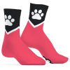 Paw Kinky Puppy – érzéki rózsás zokni 