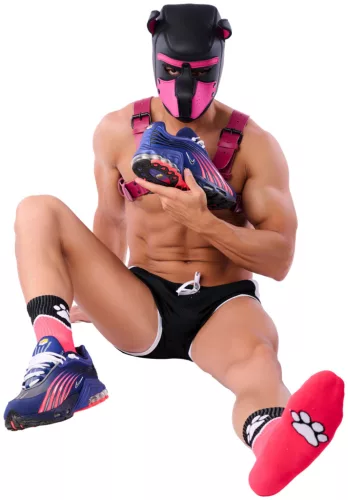 Paw Kinky Puppy – érzéki rózsás zokni