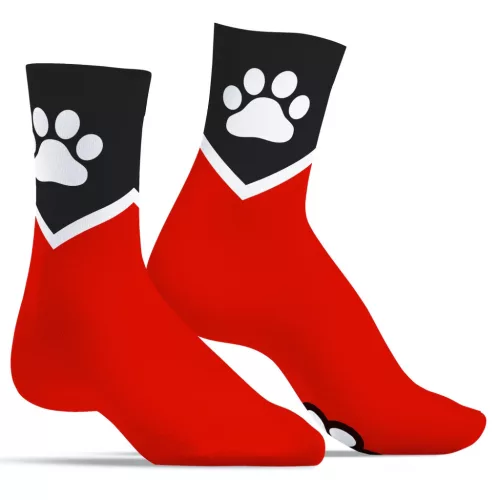 Paw Kinky Puppy – érzéki vörös zoknik