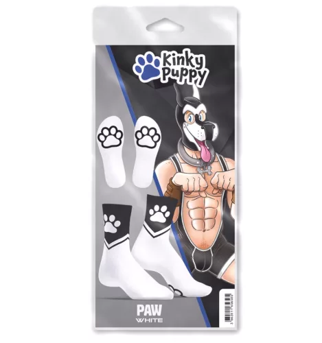 Paw Kinky Puppy – érzéki fehér zoknik