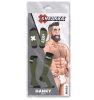 Hanky Army SneakXX – divatos zöld magas zoknik