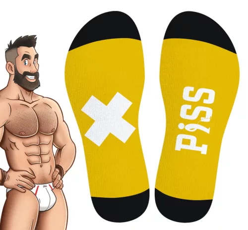 HANKY PANKY SneakXX – prémium sárga magas zokni