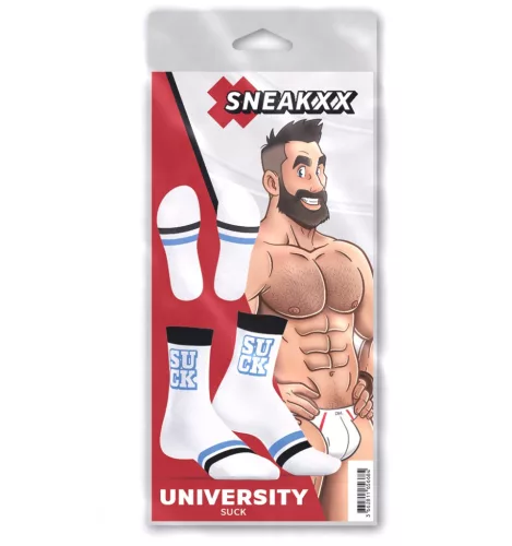 Suck University Socks – stílusos zokni szenvedélyhez