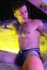 Breedwell Transistor – elegáns fekete-kék jockstrap