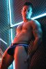 Breedwell Transistor – elegáns fekete-kék jockstrap