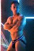 Breedwell Transistor – elegáns fekete-kék jockstrap