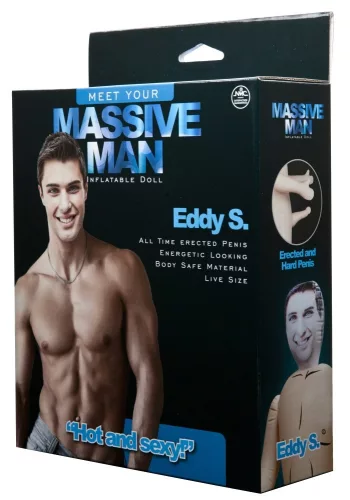 Massive Man Eddy – 18 cm-es felfújható intim segédeszköz