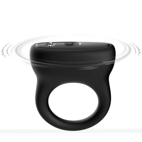 Vrizz vibrációs péniszgyűrű - fekete, 33mm, 9 program