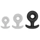 Plug Cercle Hollow Round L – üreges análkúp (8,5 x 6 cm)