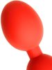Prémium szilikon anál golyók - Stretch Eggs L 47 x 6 cm piros