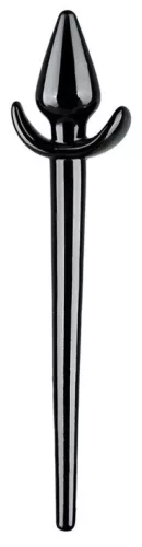 Plug Tail Zoo XL – 12 x 6 cm, fekete, 30 cm-es farok