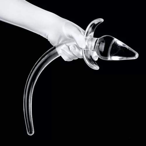 Plug Tail Zoo – áttetsző farok 16 cm – érzéki játékhoz