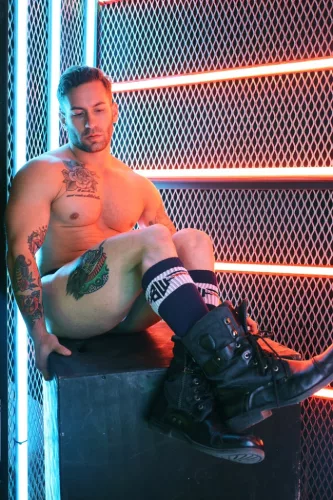 Locker Room – elegáns kék sportzokni
