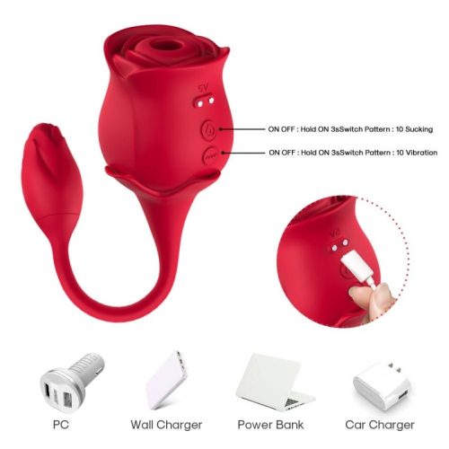 Suckclit – duál stimuláló csiklóizgató 6x3 cm