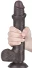 Prémium Sliding Skin – 17 cm fekete dildó érzékeknek