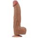 Csúszó Skin Dildo 23 x 6cm barna