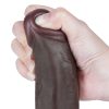 Sliding Skin Dildo 16 x 4,2 cm fekete