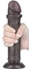 Sliding Skin – érzéki, fekete dildo (17 x 4 cm)