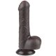 Sliding Skin Dildo 12 x 3,7 cm fekete