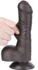 Sliding Skin Dildo 12 x 3,7 cm fekete