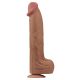 Csúszó Skin Dildo 27 x 6.5cm barna