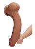 Csúszó Skin Dildo 27 x 6.5cm barna