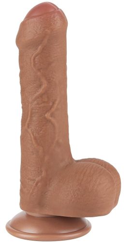 Csúszó Skin Dildo 12 x 3.7cm barna