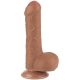 Csúszó Skin Dildo 12 x 3.7cm barna