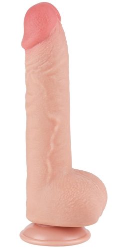 Prémium csúszó érzésű dildó – 18 x 4,7 cm